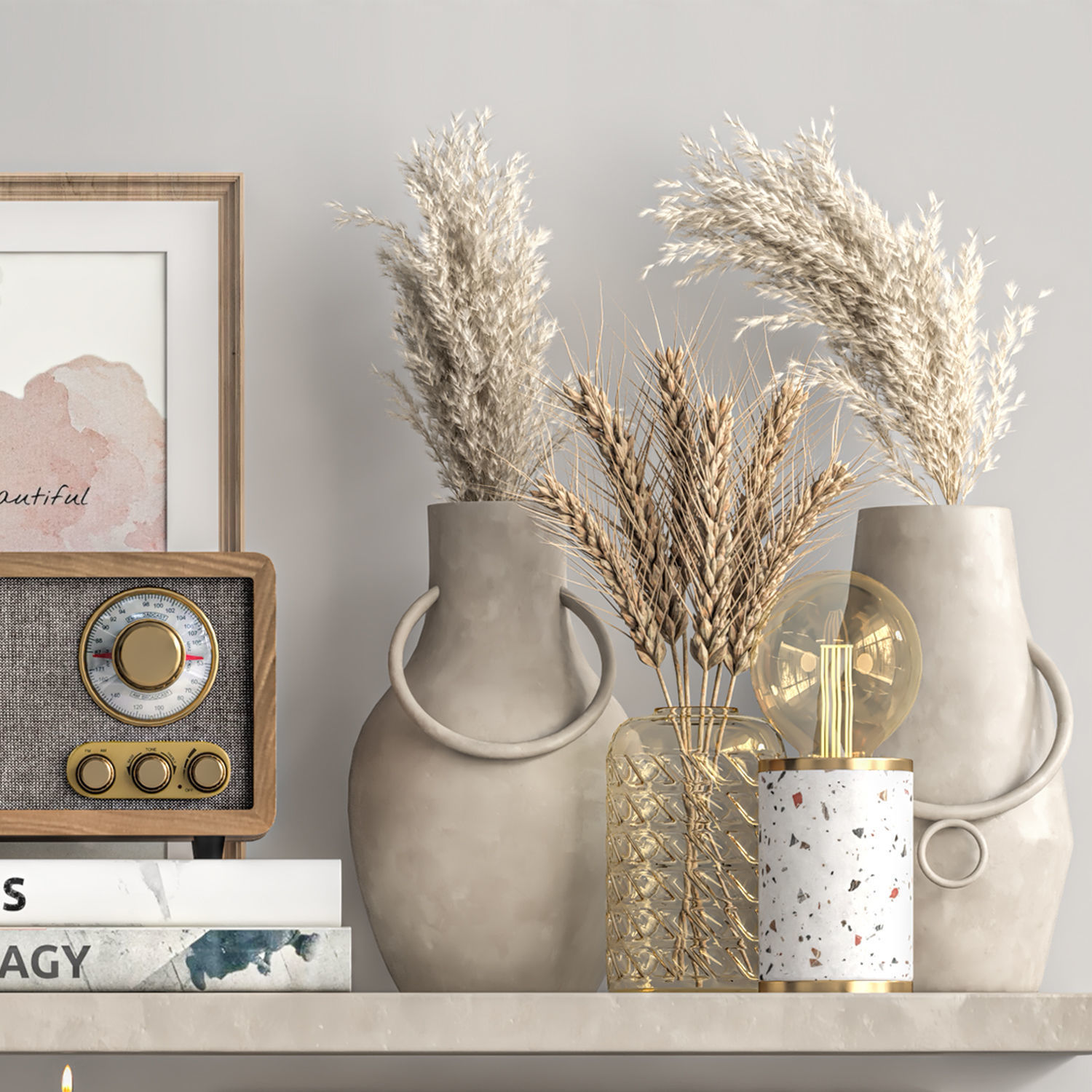 Decorative set 42 3D model_4