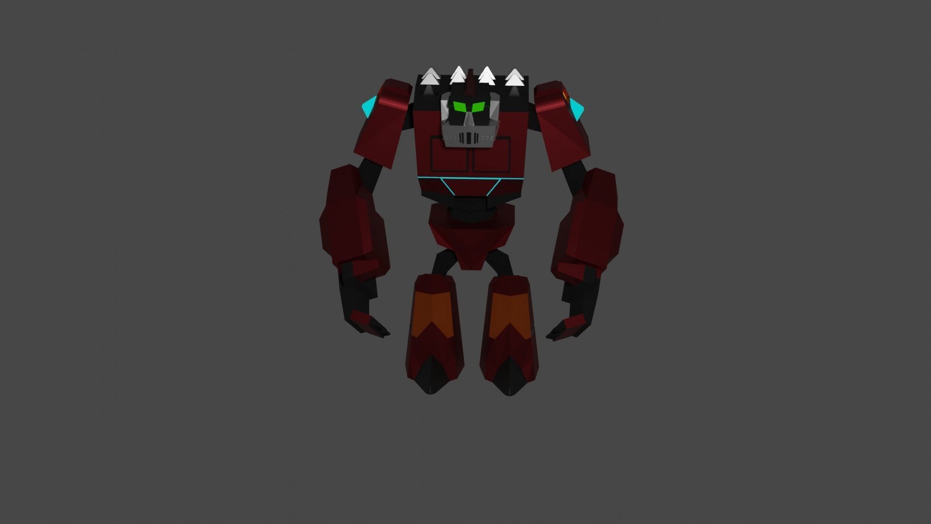 Kong Robot  3D model_4