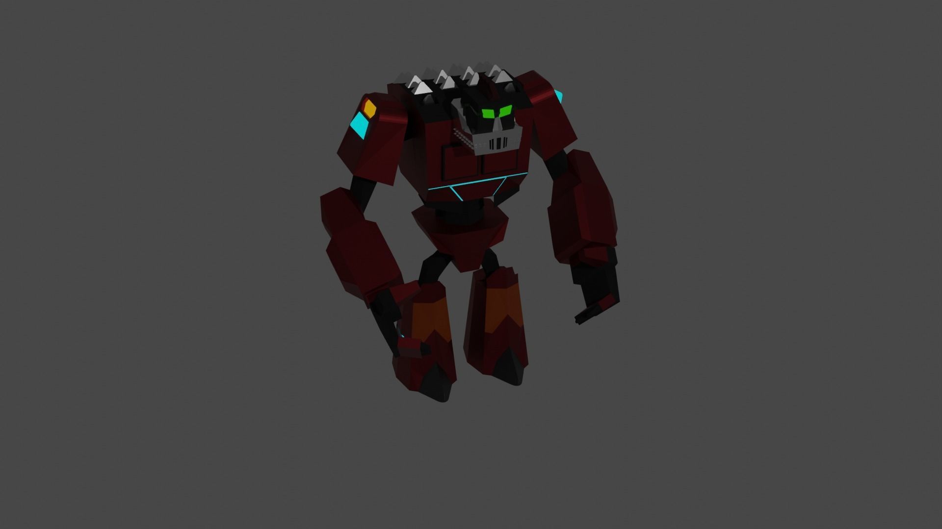 Kong Robot  3D model_2