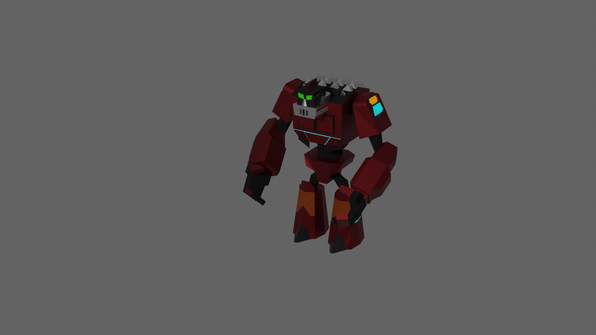 Kong Robot  3D model_3