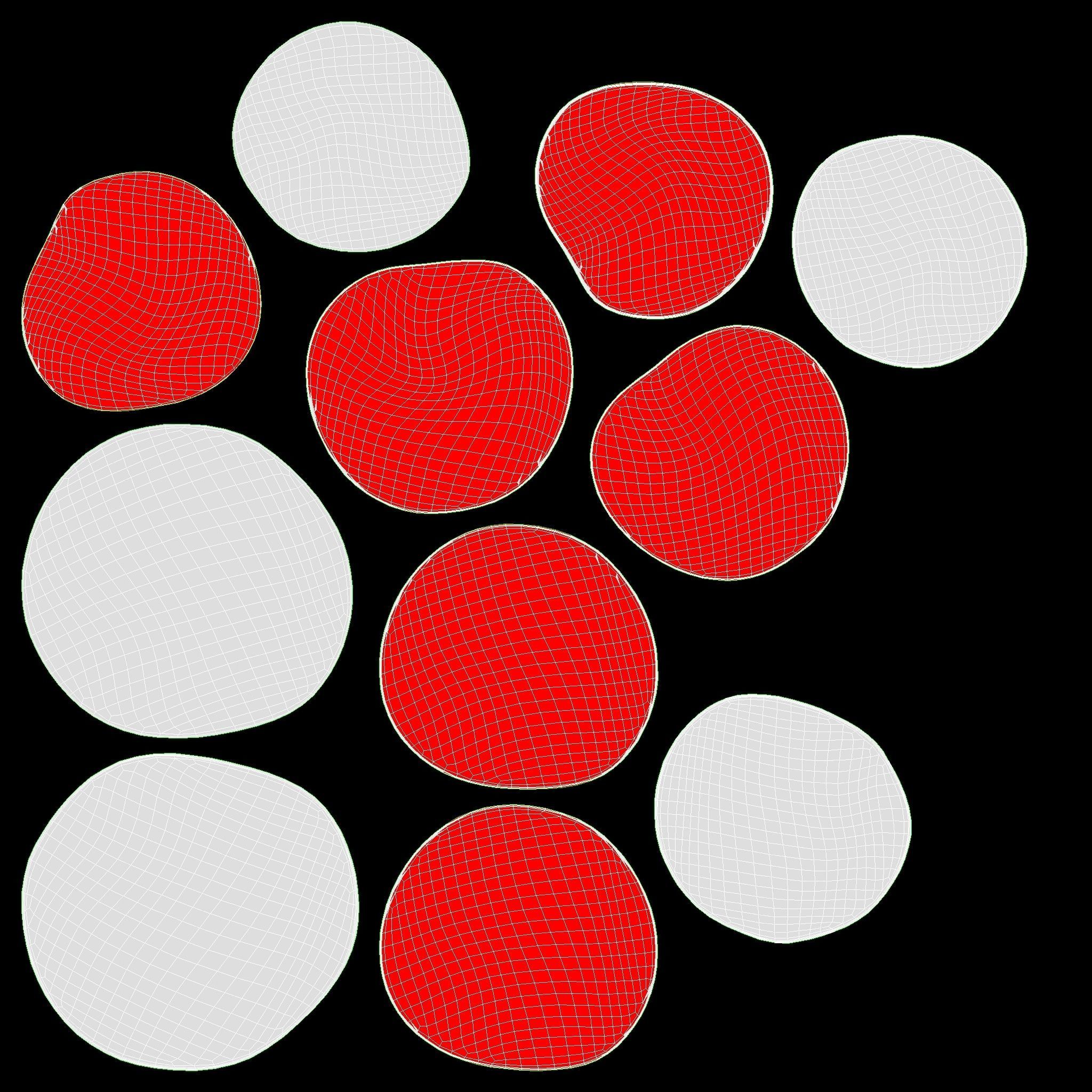 Potato chips package on ground opened with folds mockup 03 3D model_9