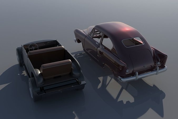 Henry J 1951 3D print model 3