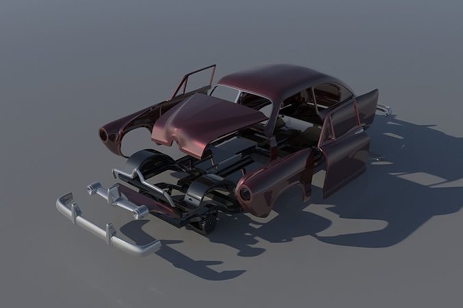 Henry J 1951 3D print model 7