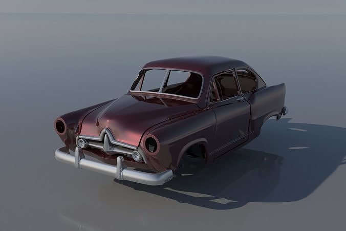 Henry J 1951 3D print model 6