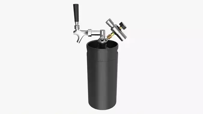 Pressurized Keg System 02 3D model