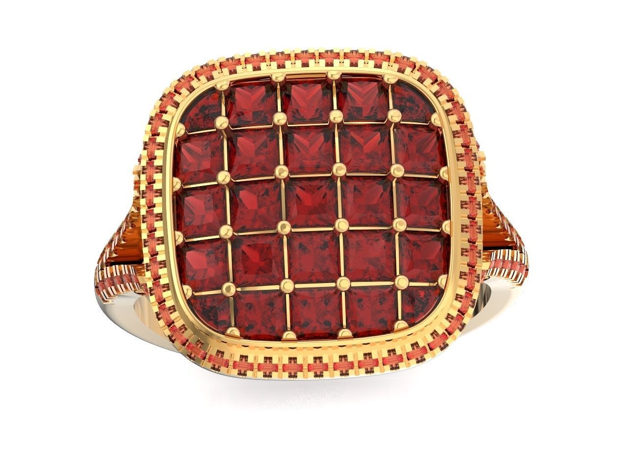  square ring  Simon G  3D print model_11