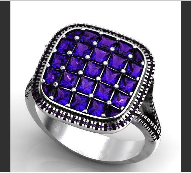  square ring  Simon G  3D print model_16