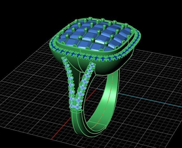  square ring  Simon G  3D print model_46