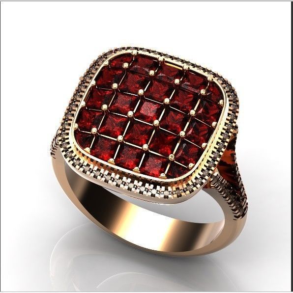  square ring  Simon G  3D print model_9