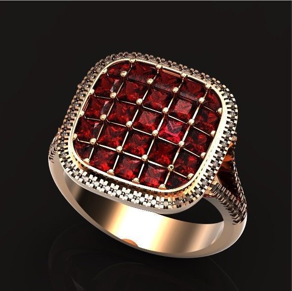  square ring  Simon G  3D print model_31