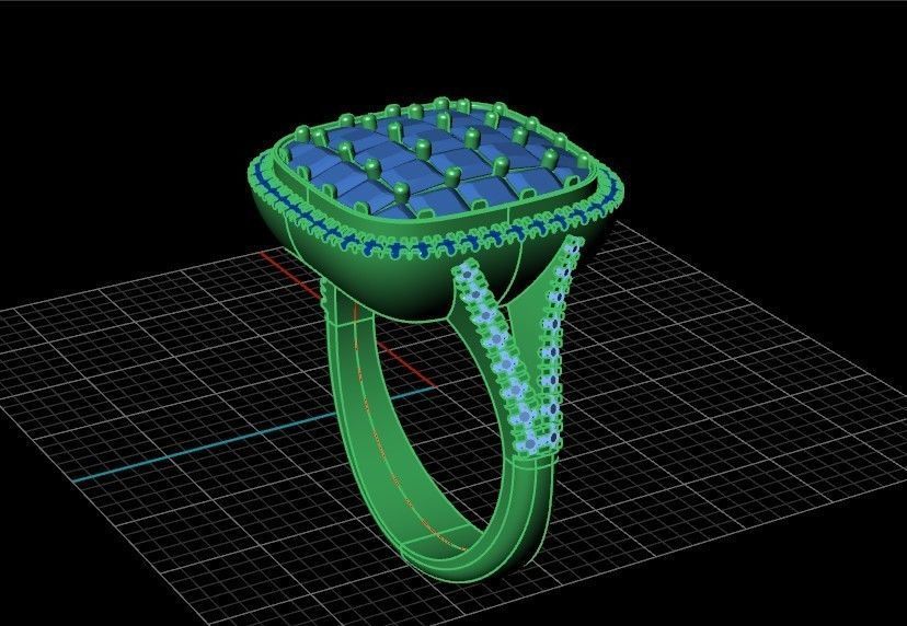 square ring  Simon G  3D print model_54