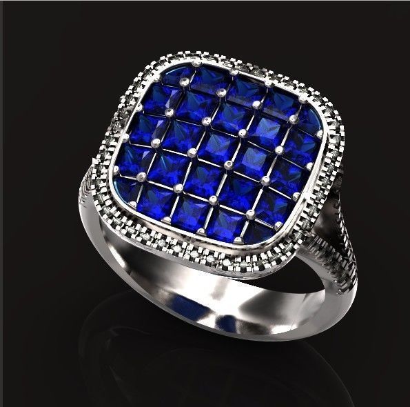  square ring  Simon G  3D print model_19