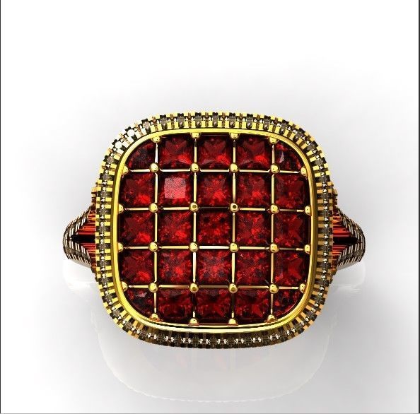  square ring  Simon G  3D print model_36