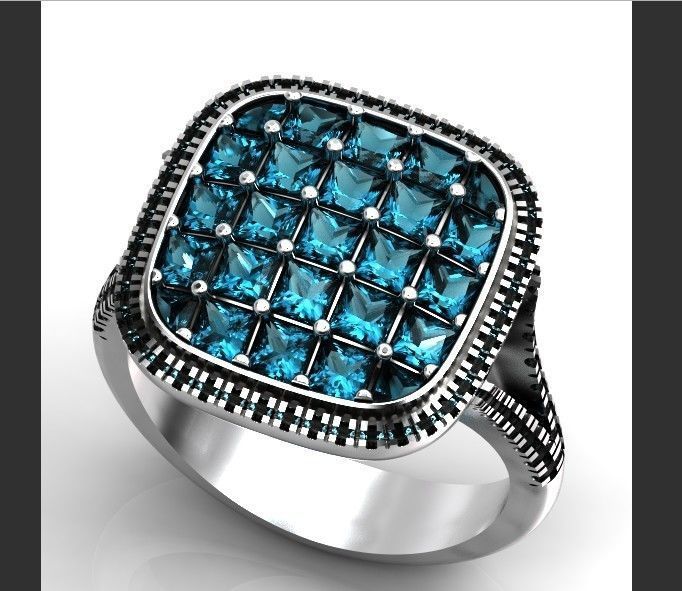  square ring  Simon G  3D print model_20