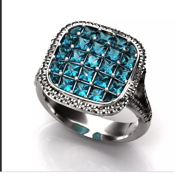  square ring  Simon G  3D print model_0