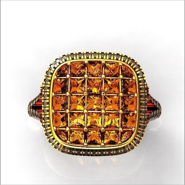  square ring  Simon G  3D print model_34