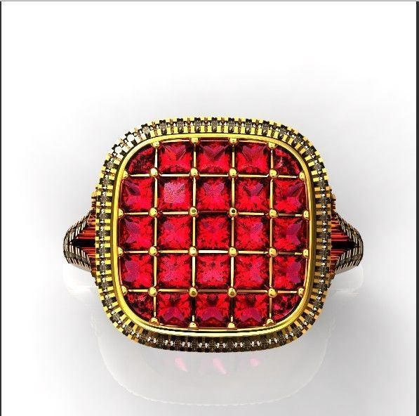  square ring  Simon G  3D print model_37