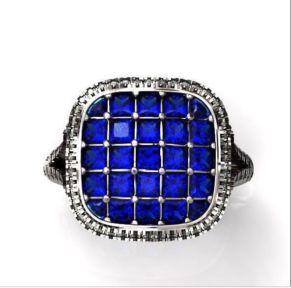  square ring  Simon G  3D print model_32