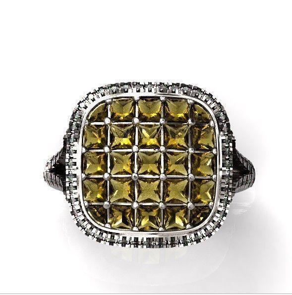  square ring  Simon G  3D print model_33