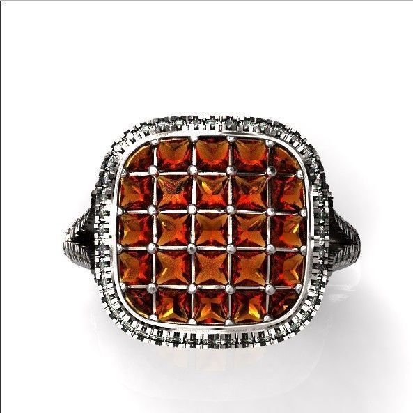  square ring  Simon G  3D print model_26