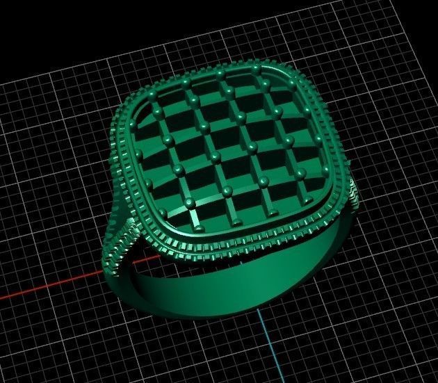  square ring  Simon G  3D print model_53