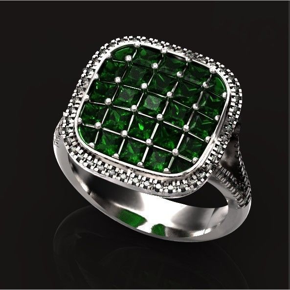  square ring  Simon G  3D print model_27