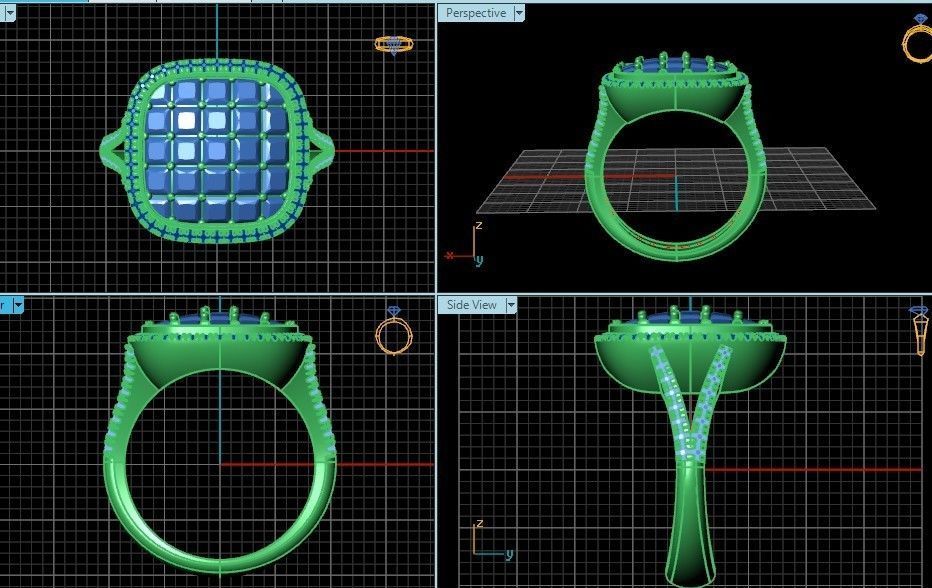  square ring  Simon G  3D print model_38