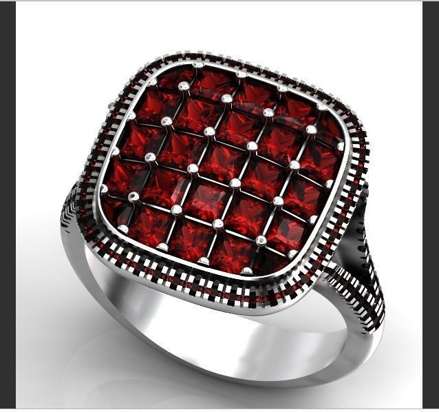  square ring  Simon G  3D print model_23