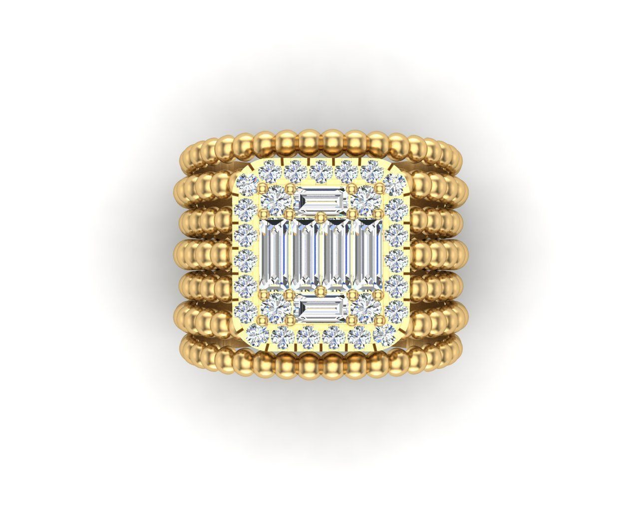 Jewelry ring 375 3D print model_2