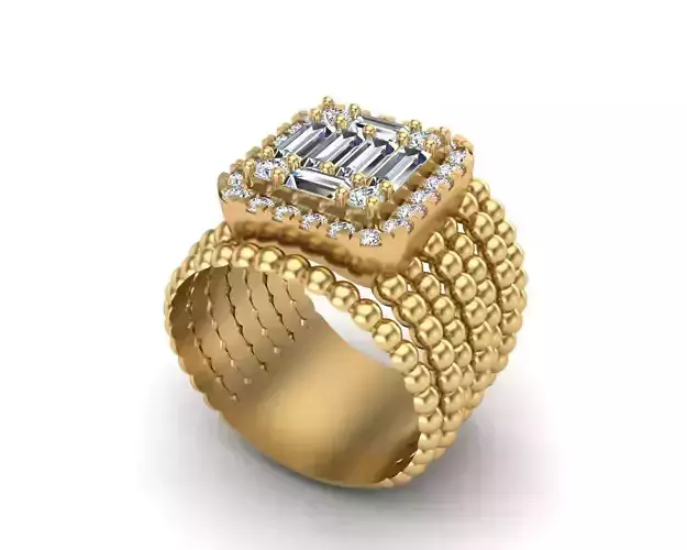 Jewelry ring 375 3D print model