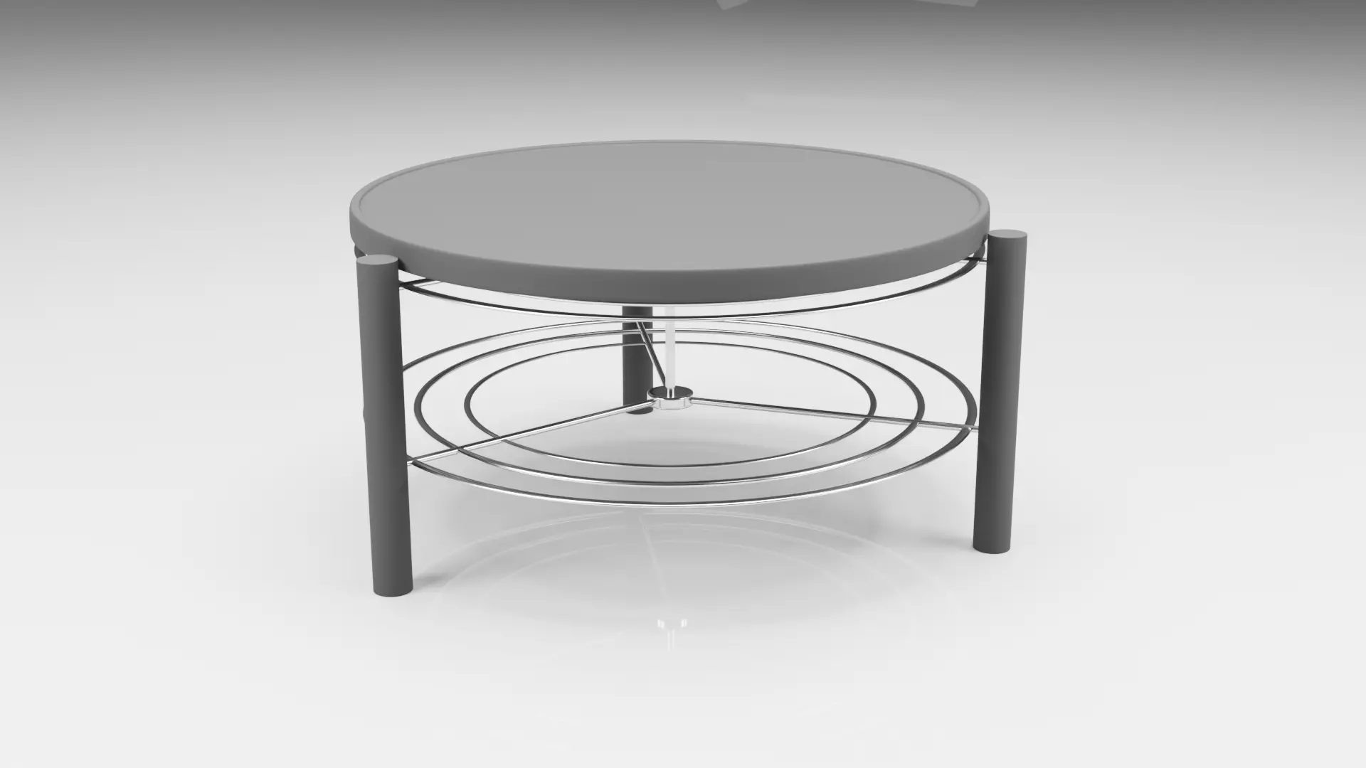 Coffee table 3D model_0