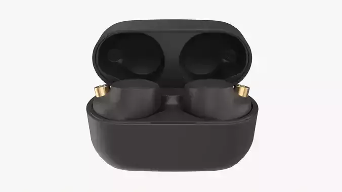 SONY Wireless Earbuds WF-1000XM4 Black 3D model