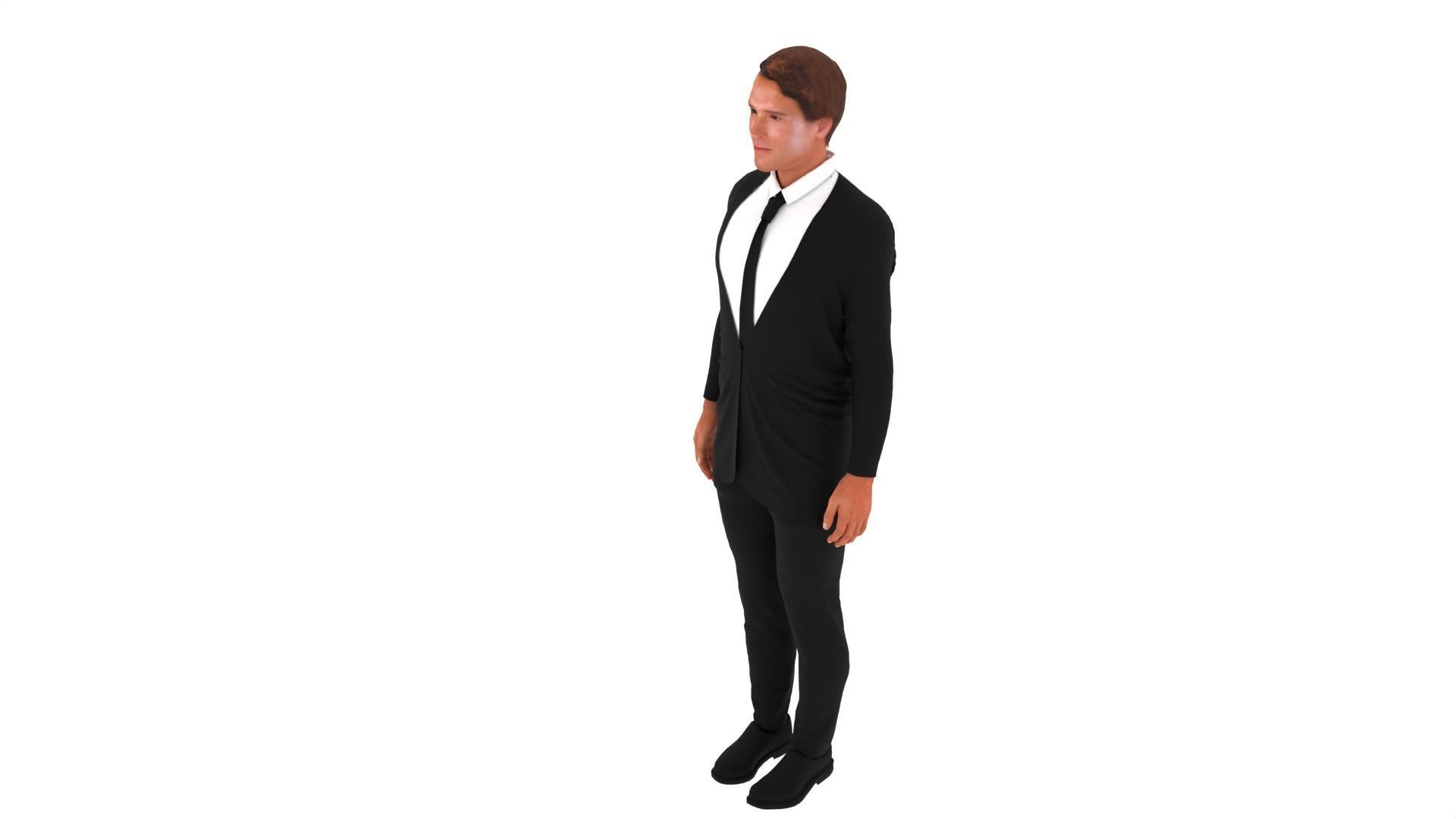 Arnold Schwarzenegger Low-poly 3D model_2