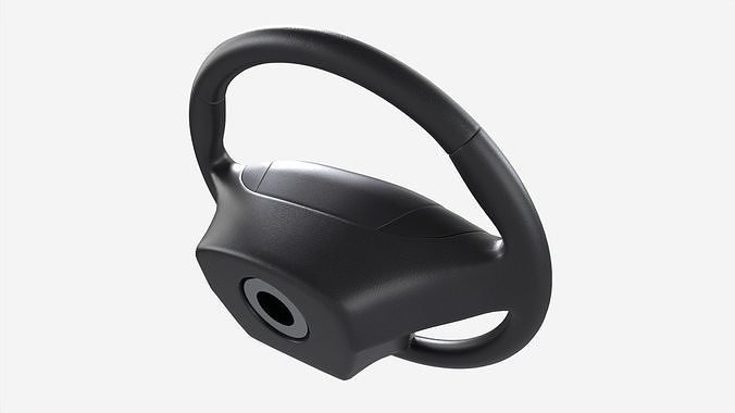 Steering wheel 3D model 4