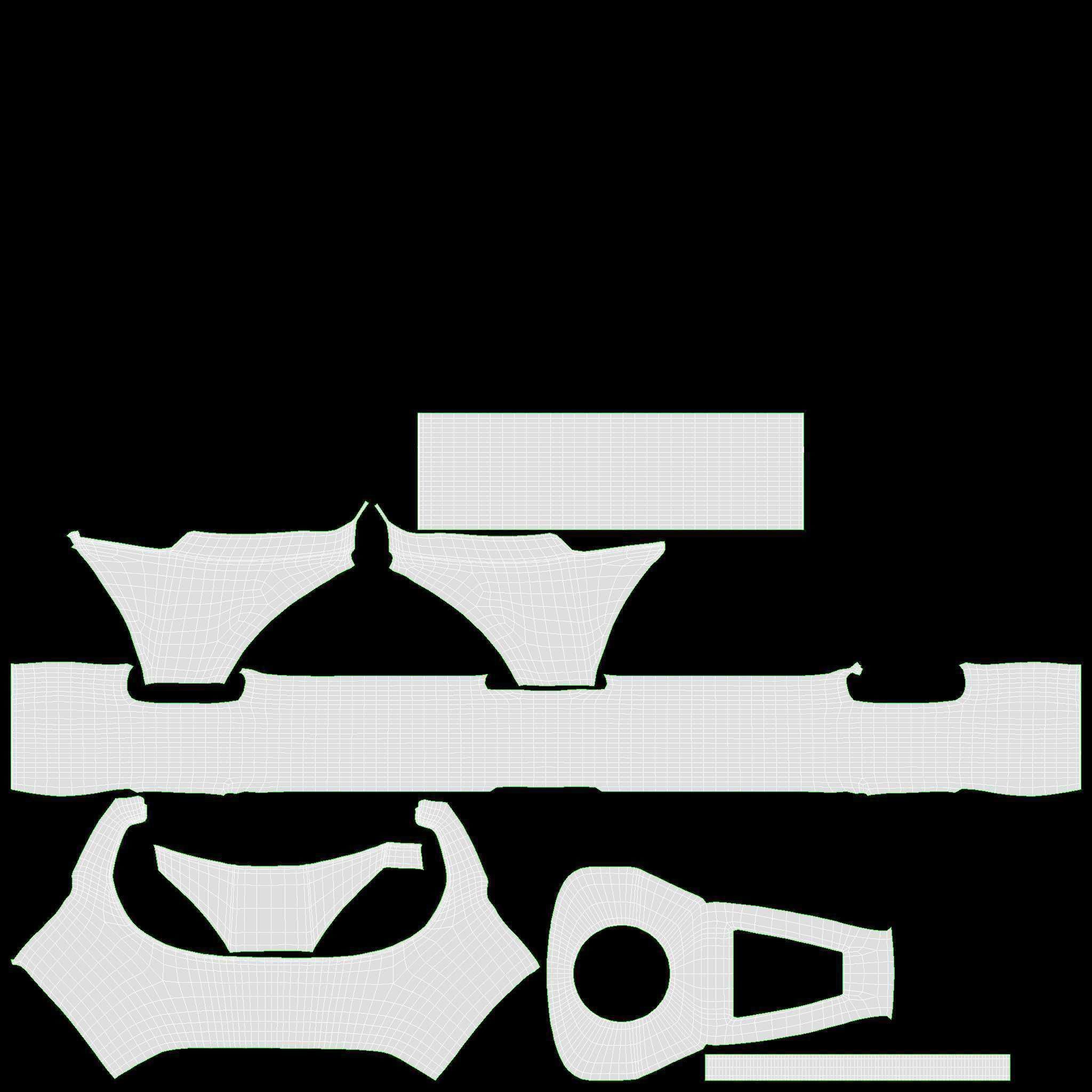 Steering wheel 3D model_11