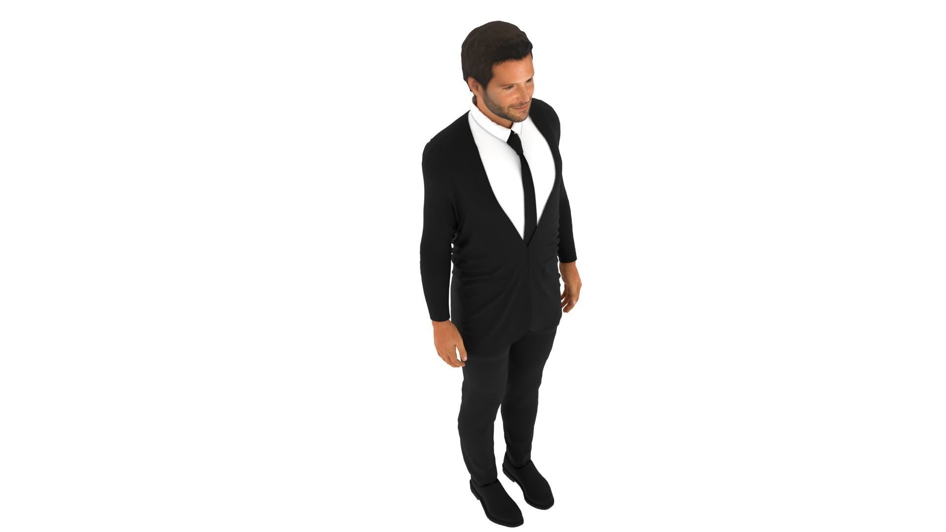 Bradley Cooper Low-poly 3D model_6