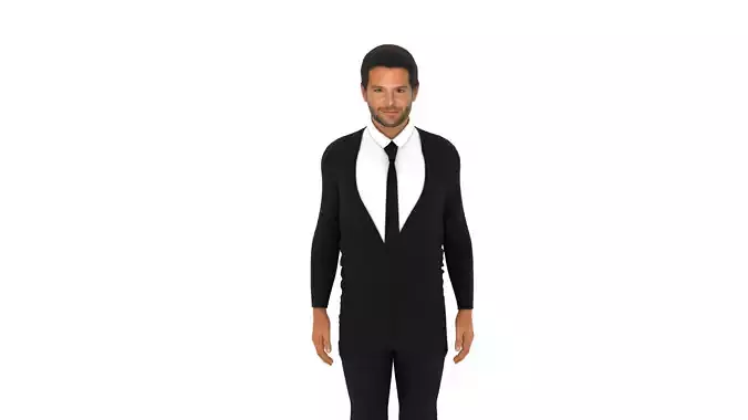 Bradley Cooper Low-poly 3D model
