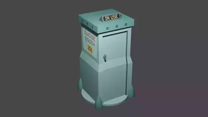Futurama Suicide Booth Free 3D model
