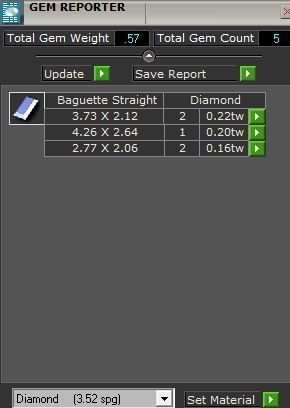 5 emerald stone ring 422 3D print model_5