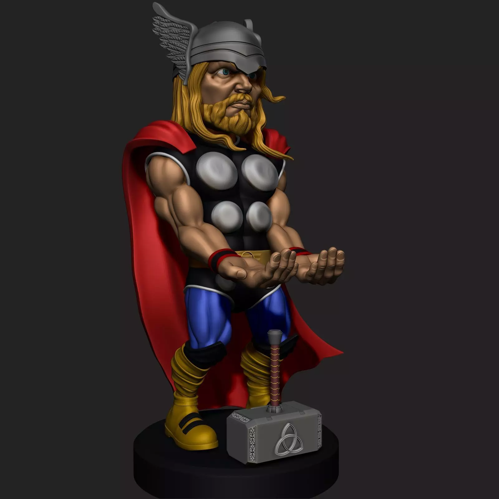 Thor joystick holder  3D print model_0