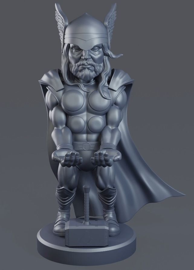 Thor joystick holder  3D print model_1