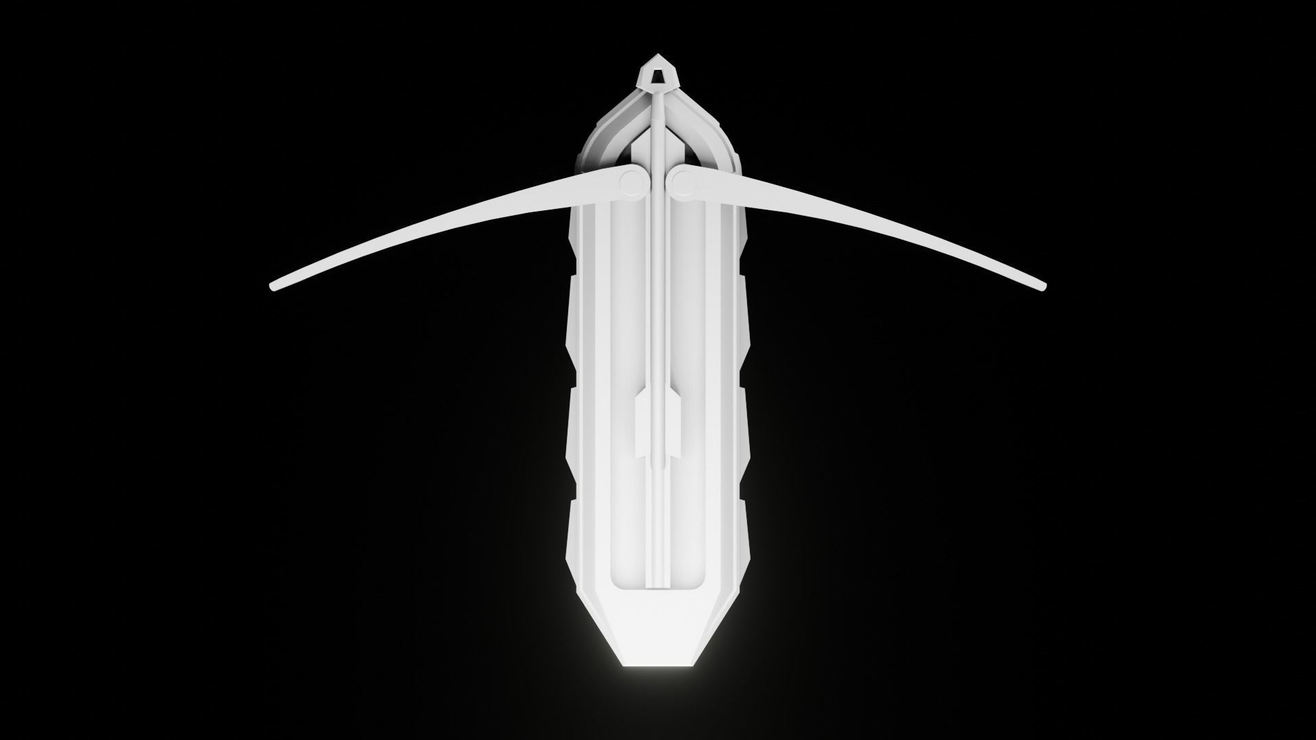 Hidden Blade and Bow 3D model_8
