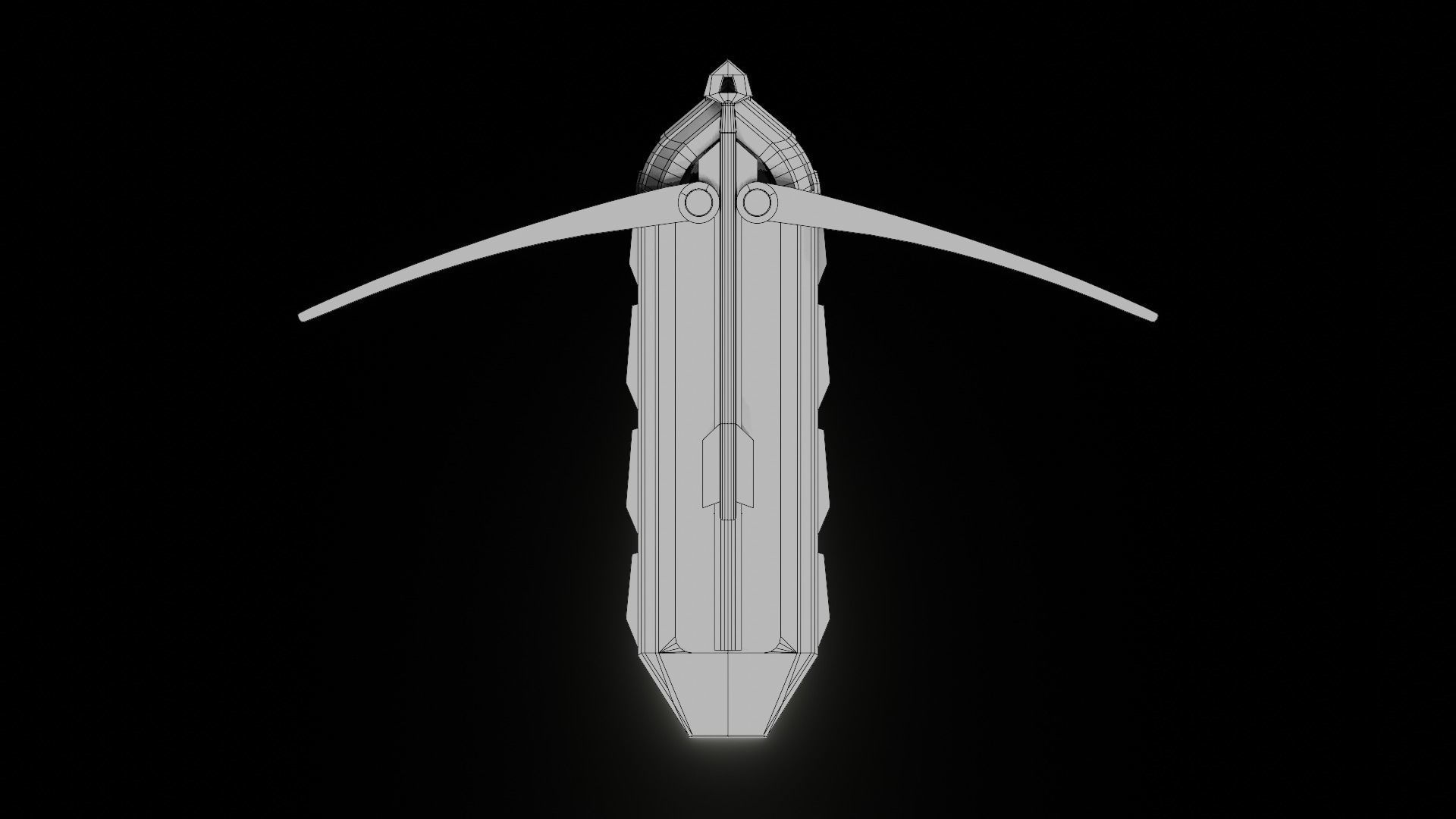 Hidden Blade and Bow 3D model_12