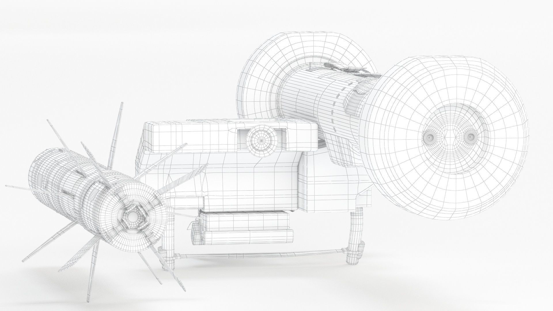 Javelin FGM-148 Anti-Tank Missile with Launcher 3D model_16