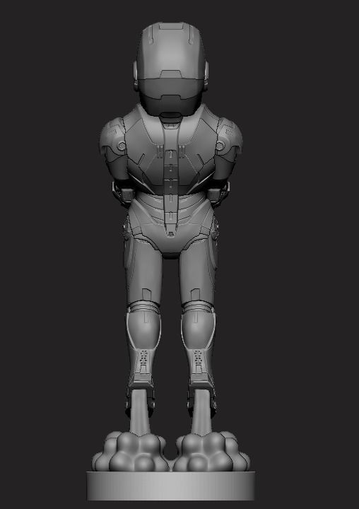 Iron Man joystick holder 3D print model_4