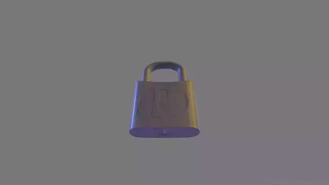 Padlock with R