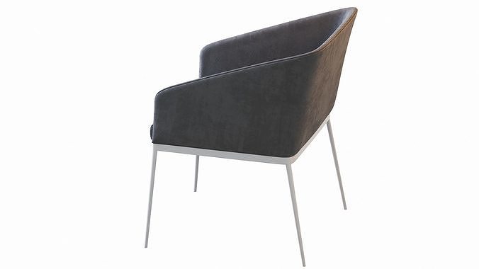 SENSO DINING CHAIR 3D model 5
