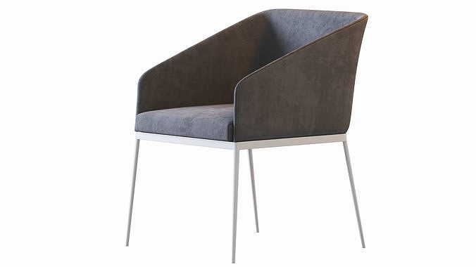 SENSO DINING CHAIR 3D model 2