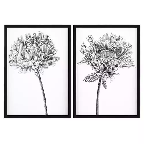 Pictures902 set of four square frames