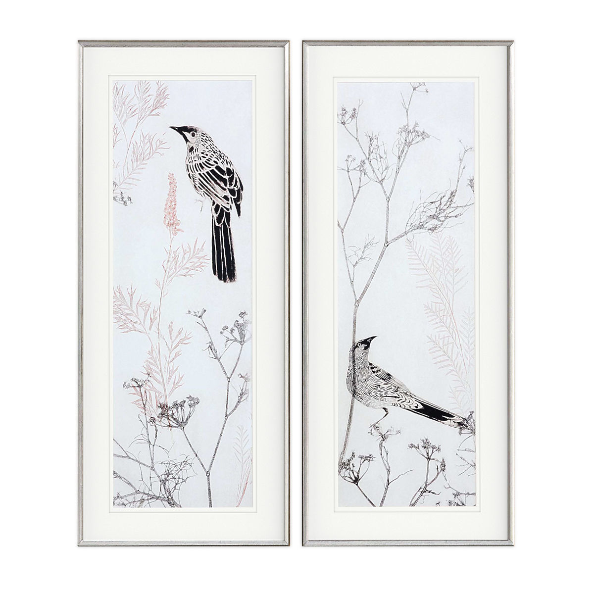 Pictures902 set of four square frames Low-poly 3D model_1